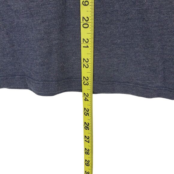 CHICAGO BEARS Shirt Womens Small Blue BIG Spell Out V-neck NIKE NFL Football - Picture 6 of 7